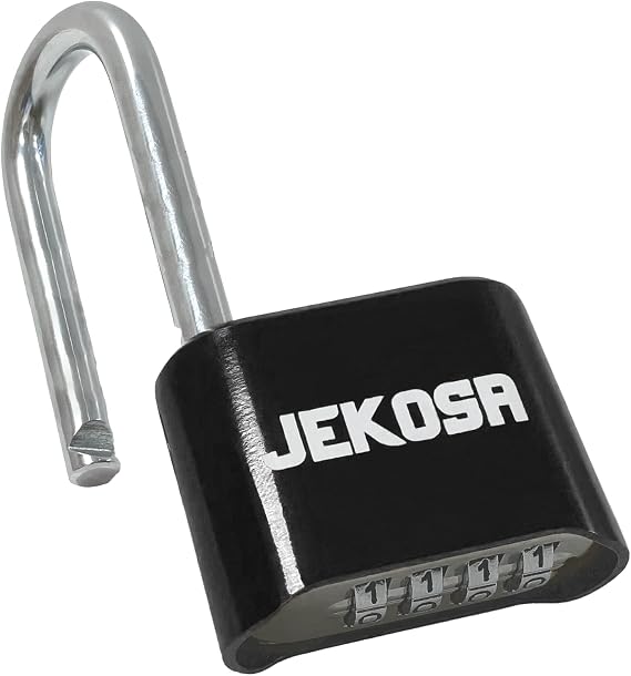 Jekosa JKE/50 [Weatherpoof] Heavy Duty Combination Lock Outdoor - Lock with 4 Digit Code [No Key] - Ideal for Gate, Shed, Fence