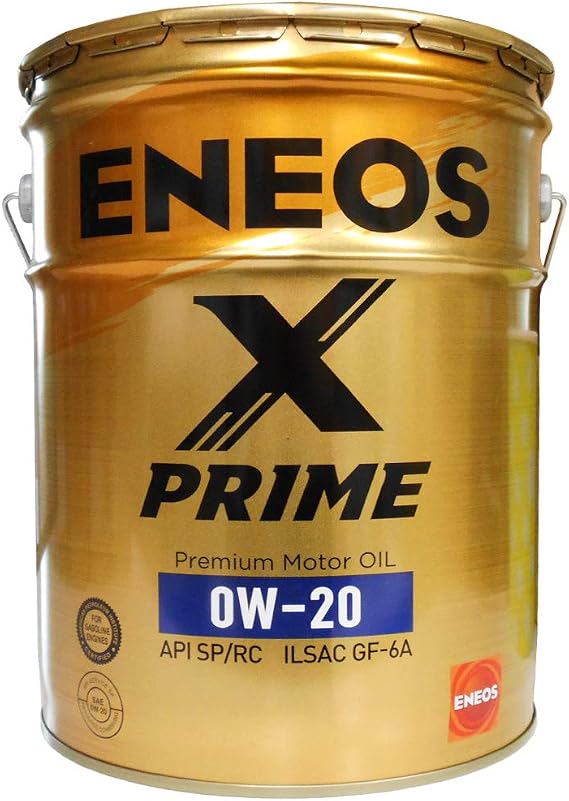 ENEOS X PRIME 0W-20 SP/RC GF-6A Engine Oil 100% Synthetic Oil 20L Can Pail