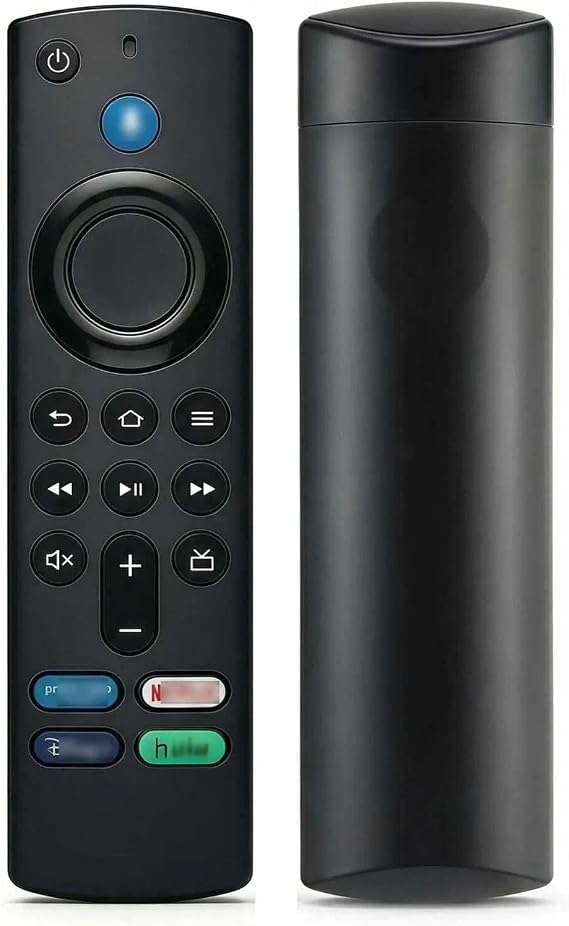 Remote Replacement For FireTV Fire Stick 4K (1st/2nd Gen) | Compatible With Insignia Pioneer Smart TVs | Voice Control & Power Buttons