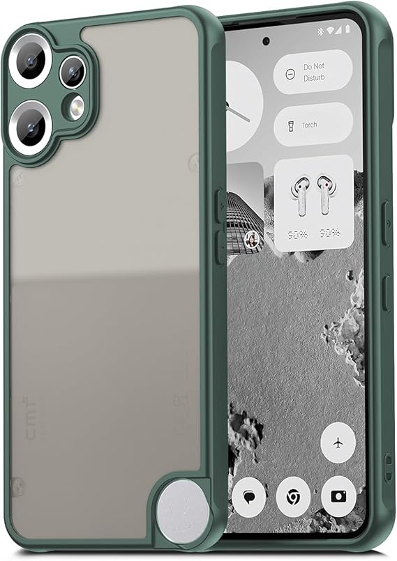 Matte Case for Nothing CMF Phone 2 Pro, Slim Frosted, Green