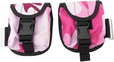 Scuba Pocket Weight Belt 2kg with Quick Release Buckle Weight Pouch Strong Nylon Dive Weight Belt Scuba Weight Pocket for Snorkeling