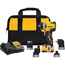 Cordless Drill and Impact Driver Combo Kit, 4-Tool Power Tool Set with Brushless High Torque Impact Driver, 2 Batteries and Charger Included