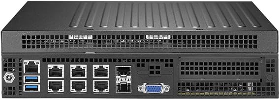 Supermicro SYS-E301-9D-8CN8TP Xeon D-2146NT 8 Core Mini Server, 4X GbE LAN, 2X 10GBase-T, 2X 10G SFP+, IPMI (16GB ECC RDIMM, 1TB NVMe M.2)