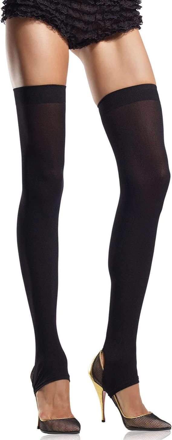Leg Avenue Women's Stirrup Thigh High Stockings