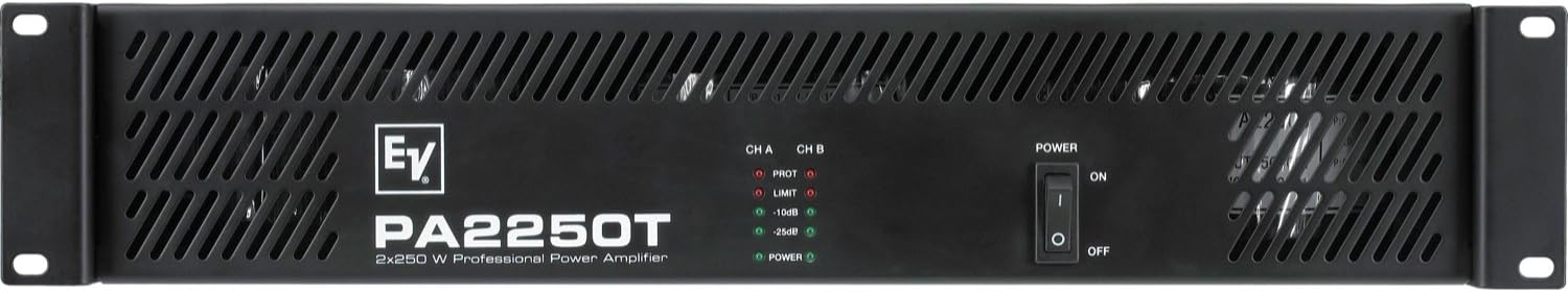 Electro-Voice PA 2250T Dual Channel 250W 50V70V100V Power Amplifier