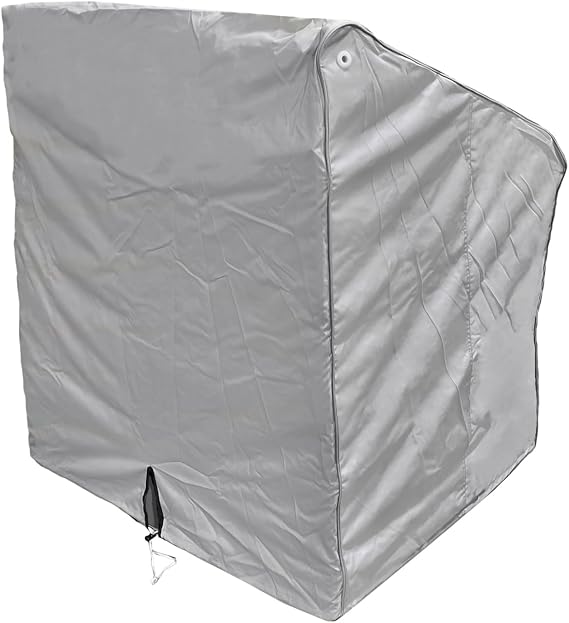 SavvyCraft Waterproof Boat Center Console Cover, Heavy Duty 600D Marine Grade Polyester Helm Cover for Center Console Boat, Small Size Fits up to 36" W X 24" D X 42" H Grey Color