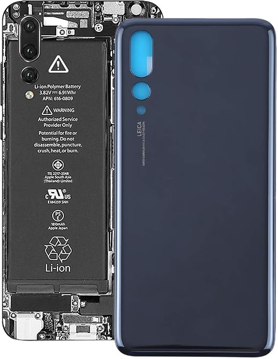 Replacement Parts Back Cover for Huawei P20 Pro Repair Broken Cellphone. (Color : Black)