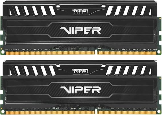 Patriot Viper 3 DDR3 RAM 16GB (2X8GB) 1600MHz CL9 Desktop Memory | Voltage: 1.5v; Supports Intel XMP; Module type: UDIMM.