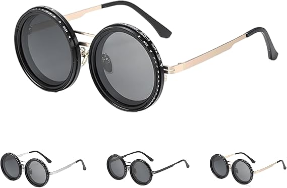 Adjustable Tint Sunglasses, 1-9 Gears Polarized Glasses with ND Filter Lenses for Men, Beach, Fishing, Driving