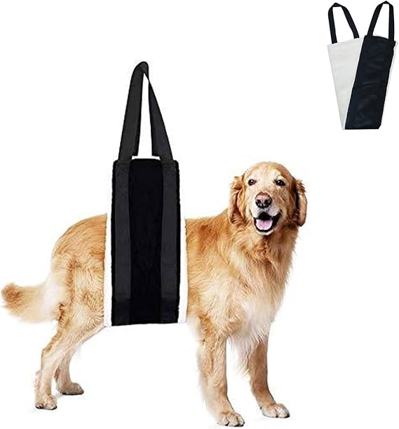 Comfpet Dog Lift Harness for Hind Leg, Dog Lift Harness Portable Dog Sling for Back Legs for Elderly Dog, Injured Dog, Arthritis ACL Rehabilitation Up Down Stairs