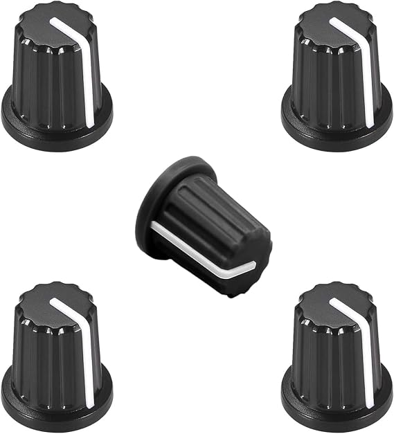5Pcs D Type Potentiometer Control Knobs - Guitar Volume Rotary Knobs