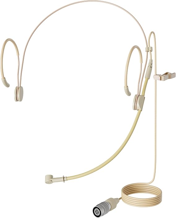J K MIC-J 069 Headset Microphone Compatible with Audio-Technica Bodypacks