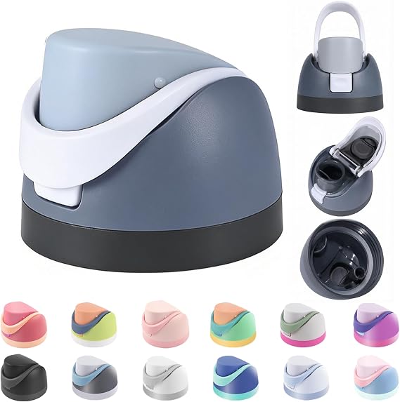 Replacement Lid for Owala Freesip, Compatible with Owala Cup 16oz 24oz 32oz 40oz,One Button Water Bottle Top Replacement Cap, Leakproof Lids Accessory，BPA-Free
