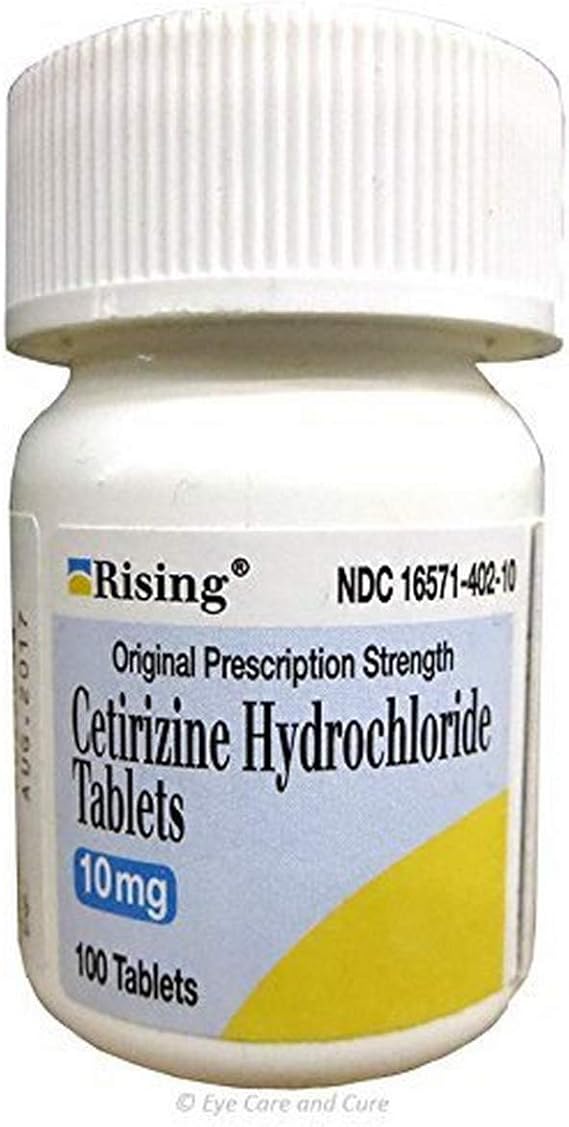 Cetirizine Hcl/Antihistamine (10 mg), 100 Tablets