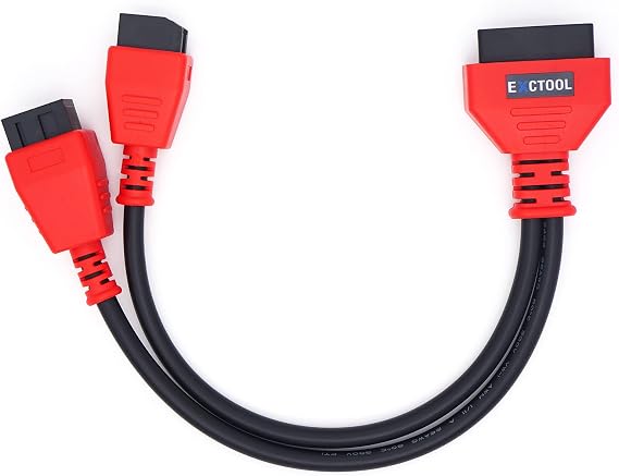 12+8 Pin Connector to OBD2 Adapter Security Bypass Cable for FCA Vehicles with SGW for Diagnosis, Coding and Programming Support JScan App