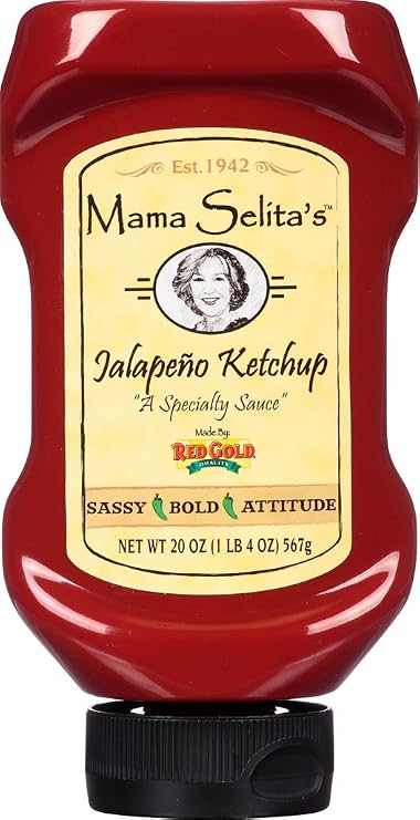Mama Selita's Jalapeno Ketchup by Red Gold - 20 oz Squeeze Bottle
