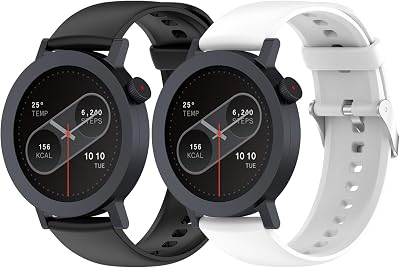 Gittos 22mm Watch Strap Compatible with CMF by Nothing Watch Pro 2, Silicone Sport Replacement