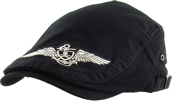 Classic Solid Cotton Denim Newsboy Ivy Gatsby Cabbie Ascot Hat Cap Adjustable