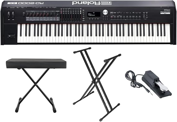 Roland RD-2000 EX 88-key Digital Piano Essentials Bundle