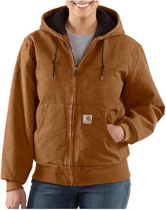 Carhartt womens Lined Sandstone Active Jacket Wj130