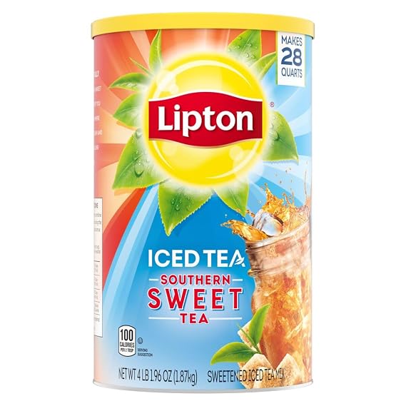 Lipton Southern Sweet Iced Tea Mix Powder - Makes 28 Quarts
