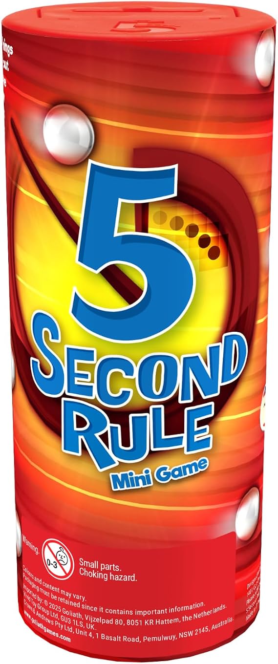 PlayMonster 5 Second Rule Mini - Quickfire Trivia Card Game for Family Fun On The Go - Family Games - Ages 8+