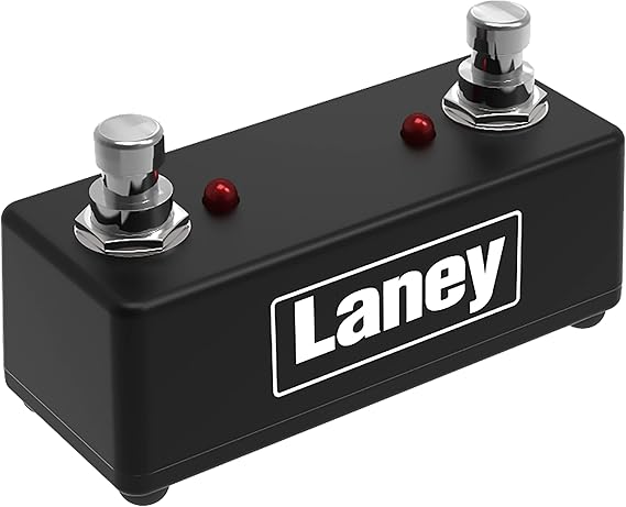 Laney FS2-MINI Dual Switch Mini Pedal Led Status Lights Removable Lead