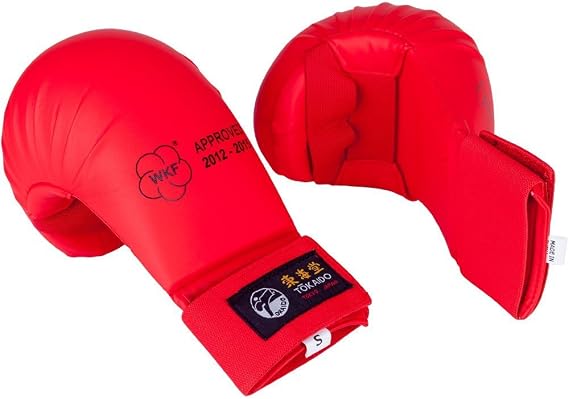 Tokaido WKF Karate Mitt Red (XS)