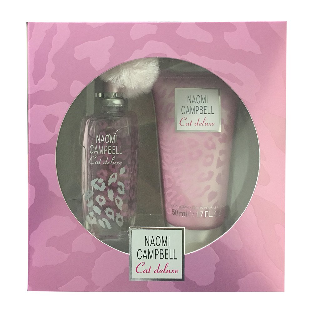Naomi Campbell Cat Deluxe Gift Set 1 x Eau De Toilette Cat Deluxe 15 m L & 1 x Body Lotion Cat Deluxe 50 ml