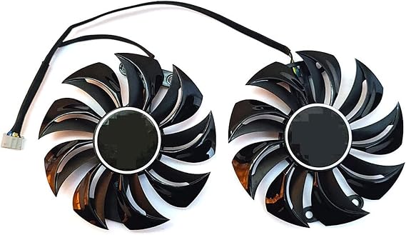 MAHIE New 85MM 4PIN GA91B2U Dataland RX 580 480 470 GPU Fan,Fit for PowerColor Radeon Red Dragon RX 470 480 580 Graphics Card Cooling Fan Cheerfully