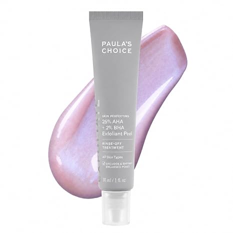 Paula's Choice SKIN PERFECTING 25% AHA + 2% BHA Face Exfoliant Peel 1 Fl Oz