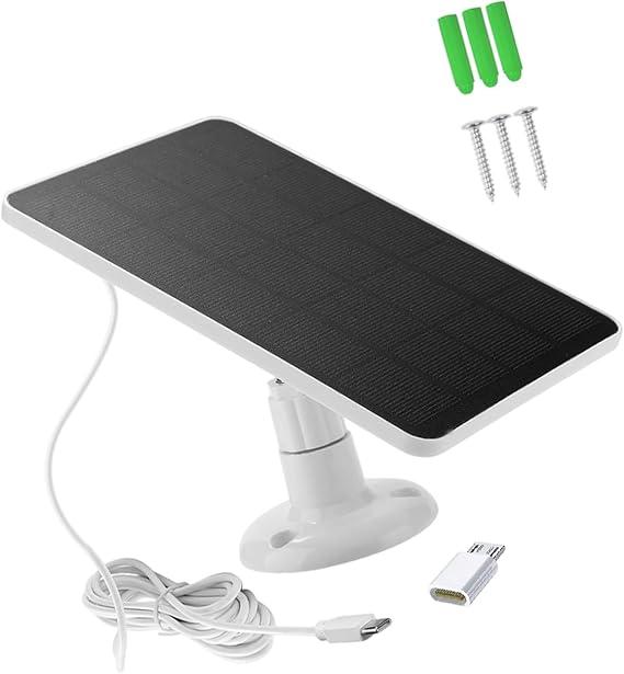 Solar Power Supply with 5V Output and for Continuous Charging of Security Devices Low Power Device USB Create Link Tiny USB Solar Security