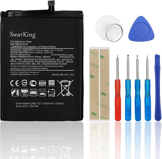 NEW Replacement Battery BM4J Compatible with BM4J Redmi Note 8 Pro 2015105 M1906G7I M1906G7G with Toolkit