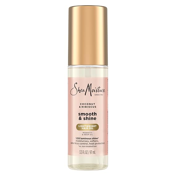 Shea Moisture Coconut & Hibiscus Smooth and Shine Hair Oil 3.3oz