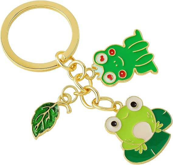 Frog Keychain, Animal Keychains Bag Charms for Women