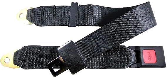 2 Point Adjustable Single Seat Safety Belt Harness fits Go Kart ATV UTV Quad Club Golf Cart Buggie Taotao Sunl Roketa (1)