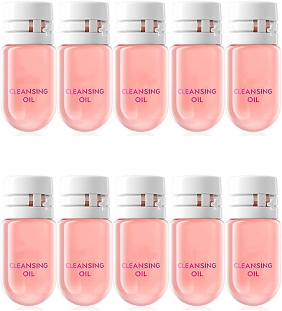 Oil Cleanser Makeup Remover, 2ml Mini Disposable Set (5/10pcs), Gentle Makeup Remover & Skin Cleanser, Soothing Softening, Ideal for Travel, Gym, Size for On-the-Go (#10PCS)