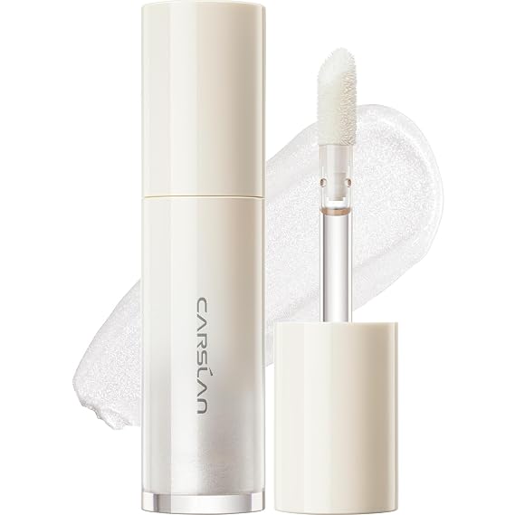 CARSLAN 3D Liquid Highlighter for Natural Radiant Glow, 01 Silver Crystal