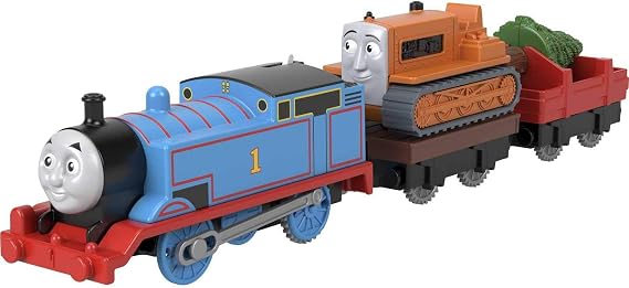 Thomas & Friends Thomas & Terence, battery-powered motorized toy train for preschool kids ages 3 years and up