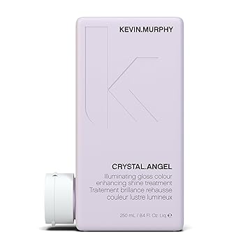 KEVIN.MURPHY CRYSTAL.ANGEL - Colour Shine Hair Treatment - For Colour Gloss - For Coloured or Natural Hair - For Blonde & White Tones - Repair & Shine - 250 mL / 8.4 fl oz