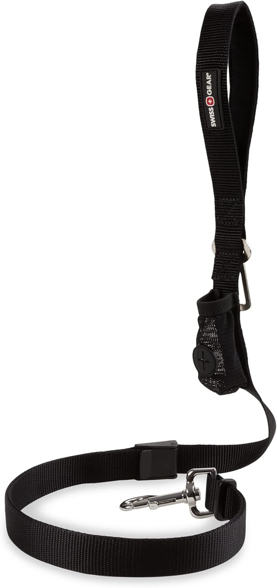 SwissGear 3317 Multifunction Dog Leash, Black