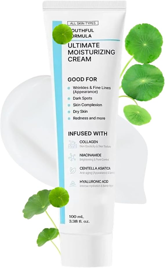 Youthful Formula Ultimate Moisturizing Cream, Deep Korean Moisturiser, 100g