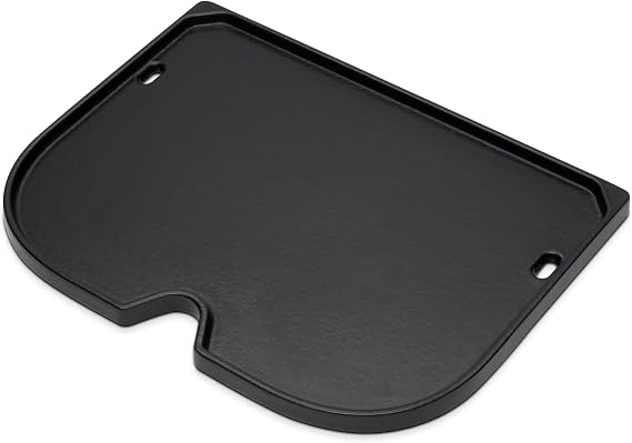 Weber Lumin Compact Griddle Insert, Porcelain-Enameled Cast-Iron