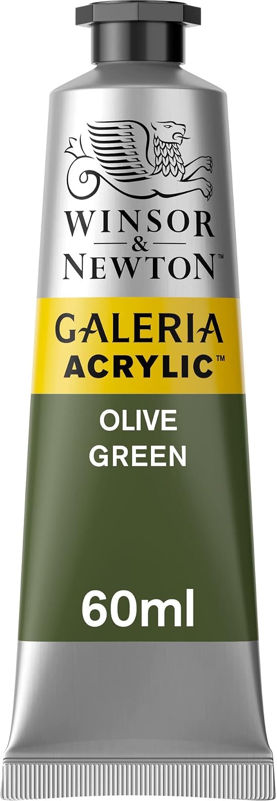 Winsor & Newton Galeria Acrylic Color, 60ml Tube, Olive Green | Introductory Acrylic Paint made with Professional Pigments, Perfect for Beginners, Buttery Texture, High Tinting Strength