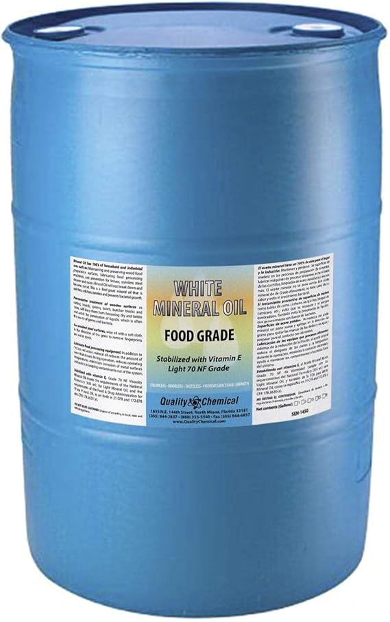 Mineral Oil 70 Food Grade, Light NF Grade-55 gallon drum