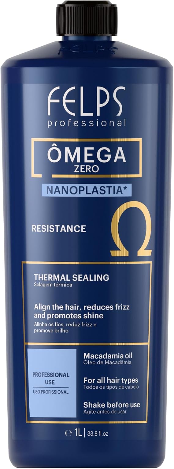 Felps Omega Zero Progressive Keratin Brush with Hair Nanoplasty 1000 ml