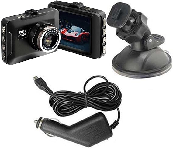 Car Dash Cam, Drive Recorder, Front and Rear Camera, 1080P, 1 Million Resolution, Compact, Car Camera, Night Recording, Parking Surveillance, 24 Hours Cycle Recording, Loop Recording, Fatigue