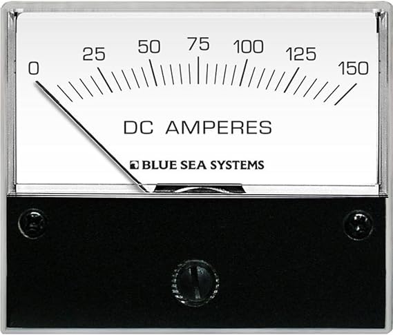 Blue Sea Systems Analog Ammeter + SHUNT Comb 150A