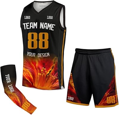 Custom Basketball Jersey Shorts Team Uniform Personalized Name Number Men Youth Sportswear
