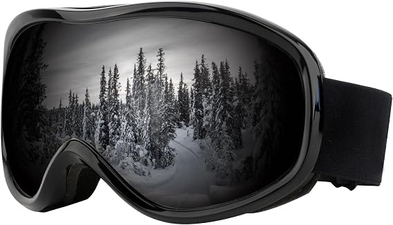 Ski Goggles Frameless Anti-Fog Windproof OTG Design Snowboard Goggles UV400 Block Eyes Protect Lens Adult Youth